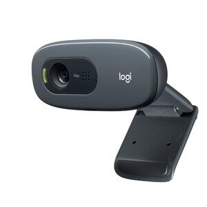 *NIB* Logitech C270 HD Webcam with Noise-Reducing Mics for Video Calls